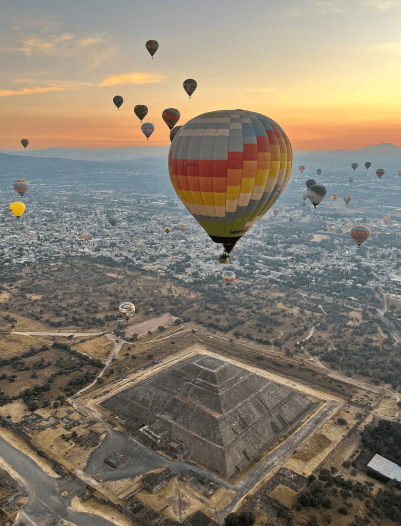 MÉXICO - Vuelo en Globo sobre Teotihuacán y Basilica (1335x2000) 85